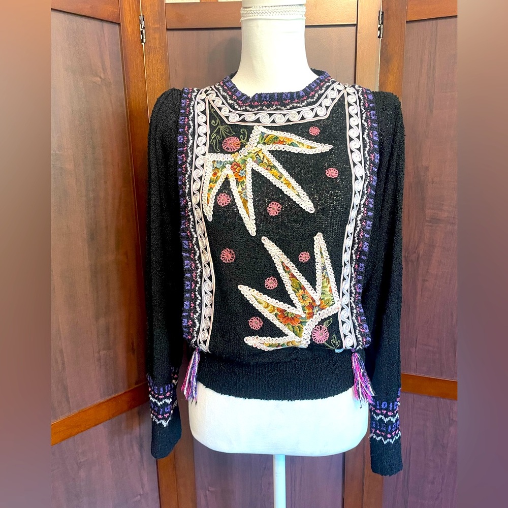 Vintage JoAnn Bryant‎ Boucle sweater.